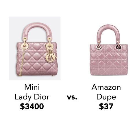 mini Lady Dior bag dupe